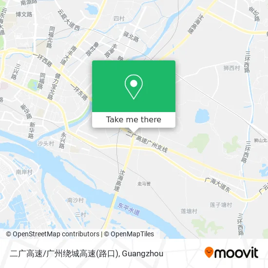 二广高速/广州绕城高速(路口) map