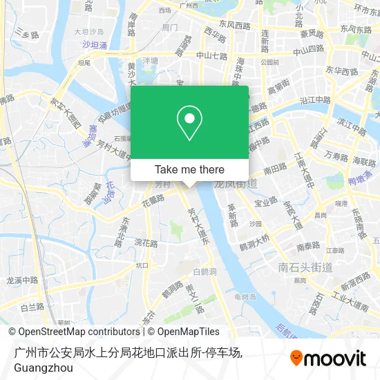 广州市公安局水上分局花地口派出所-停车场 map