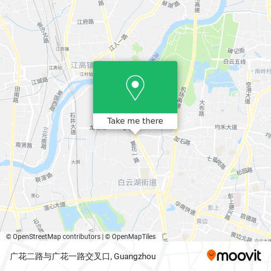 广花二路与广花一路交叉口 map