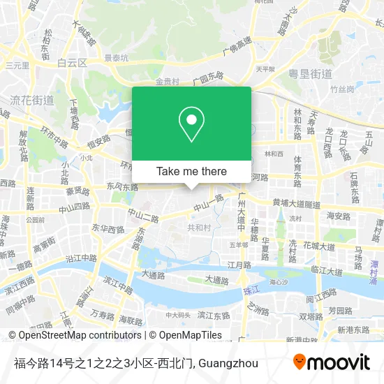 福今路14号之1之2之3小区-西北门 map