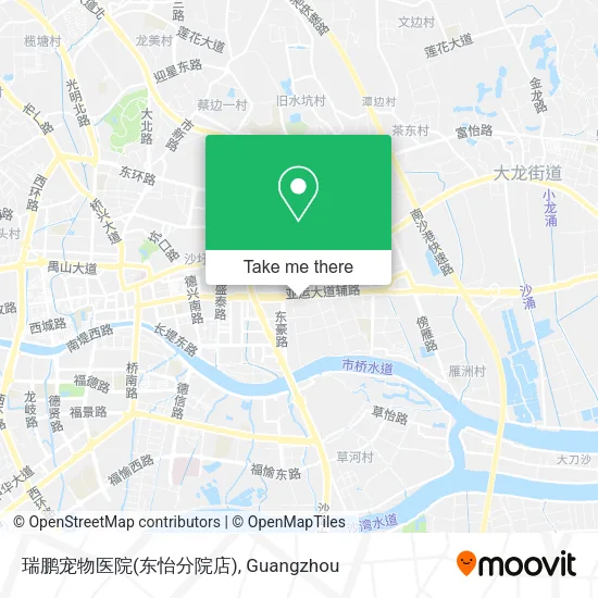 瑞鹏宠物医院(东怡分院店) map