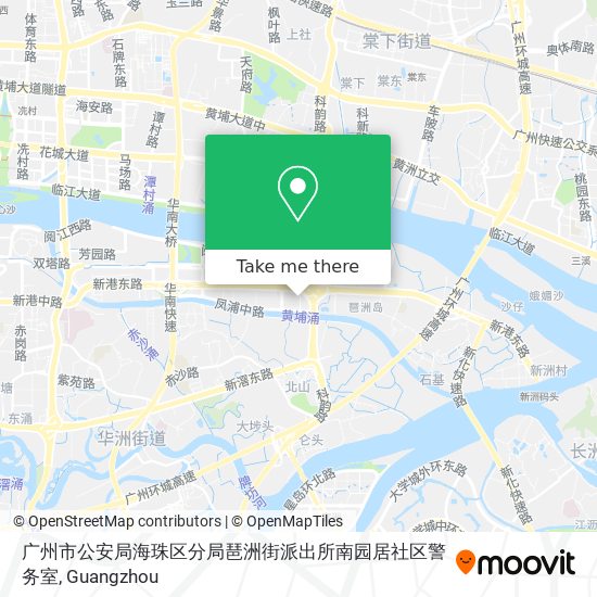 广州市公安局海珠区分局琶洲街派出所南园居社区警务室 map