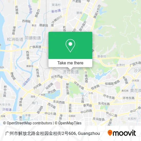 广州市解放北路金桂园金桂街2号606 map