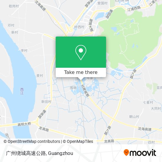 广州绕城高速公路 map