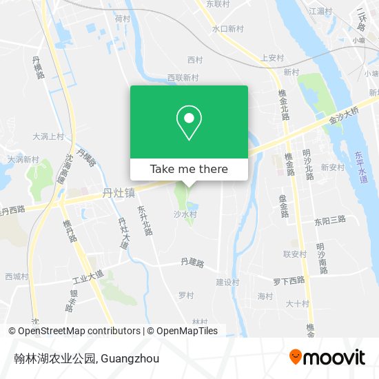 翰林湖农业公园 map