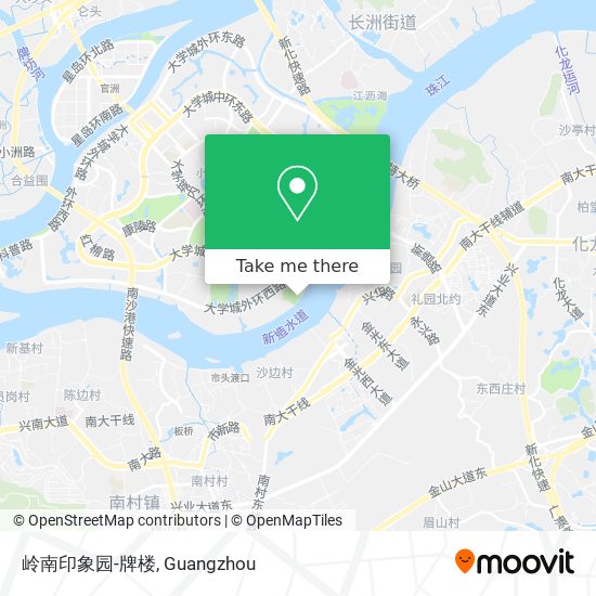 岭南印象园-牌楼 map