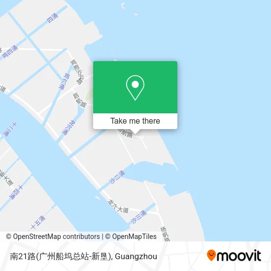 南21路(广州船坞总站-新垦) map