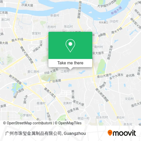 广州市珠玺金属制品有限公司 map