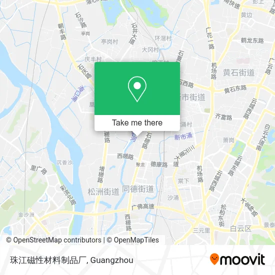 珠江磁性材料制品厂 map