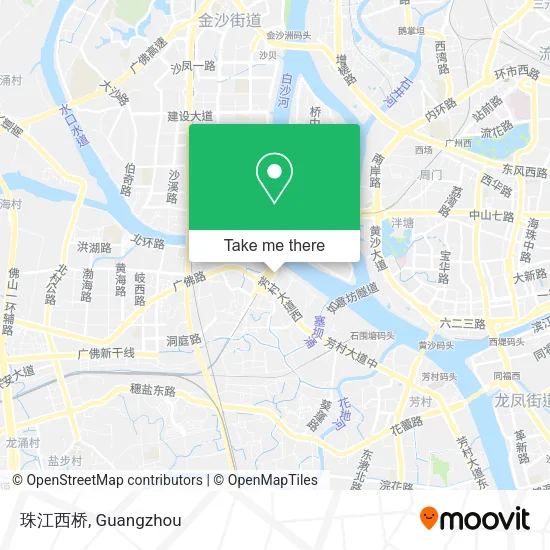 珠江西桥 map