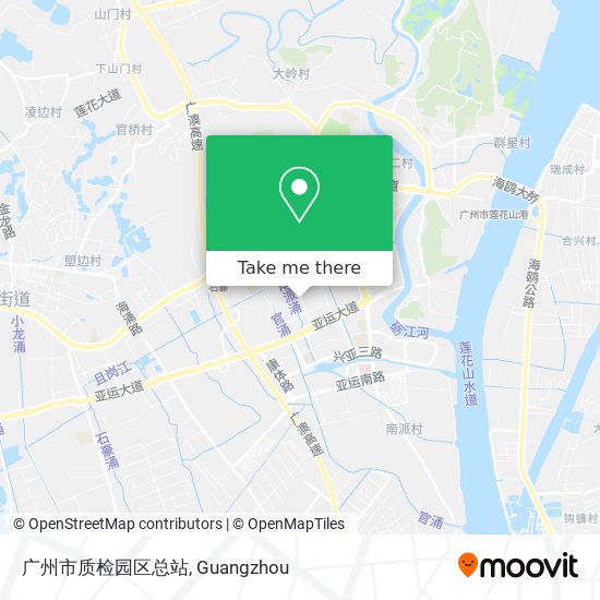 广州市质检园区总站 map