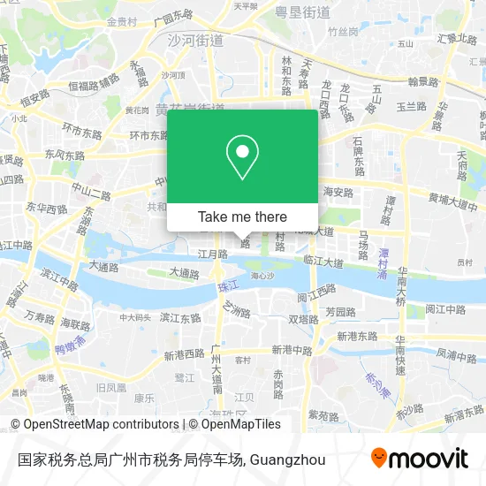 国家税务总局广州市税务局停车场 map