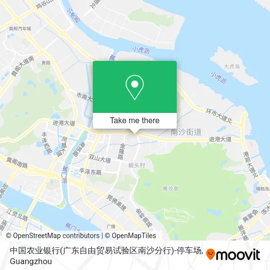 中国农业银行(广东自由贸易试验区南沙分行)-停车场 map