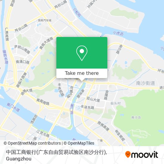 中国工商银行(广东自由贸易试验区南沙分行) map