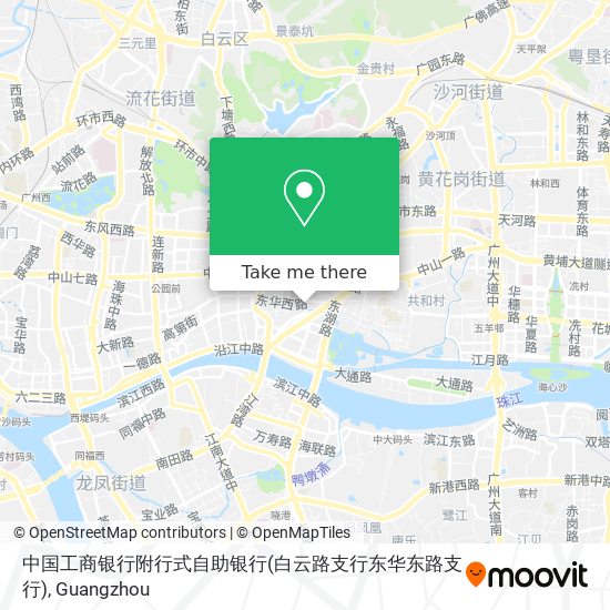 中国工商银行附行式自助银行(白云路支行东华东路支行) map