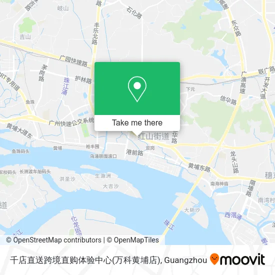 千店直送跨境直购体验中心(万科黄埔店) map