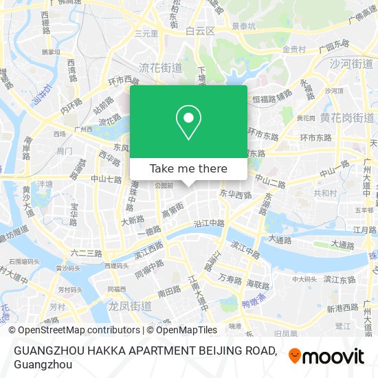 GUANGZHOU HAKKA APARTMENT BEIJING ROAD map