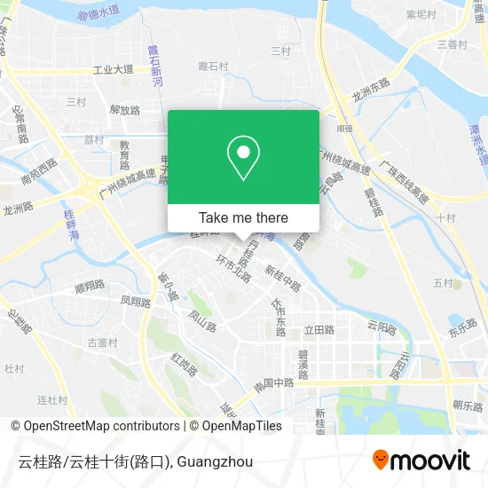 云桂路/云桂十街(路口) map