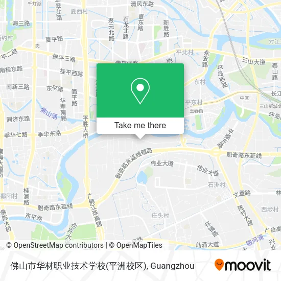 佛山市华材职业技术学校(平洲校区) map