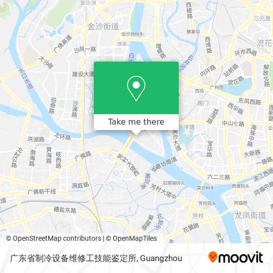 广东省制冷设备维修工技能鉴定所 map