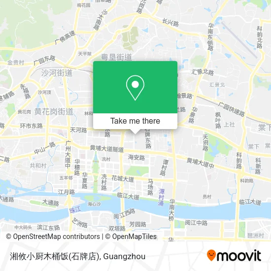湘攸小厨木桶饭(石牌店) map