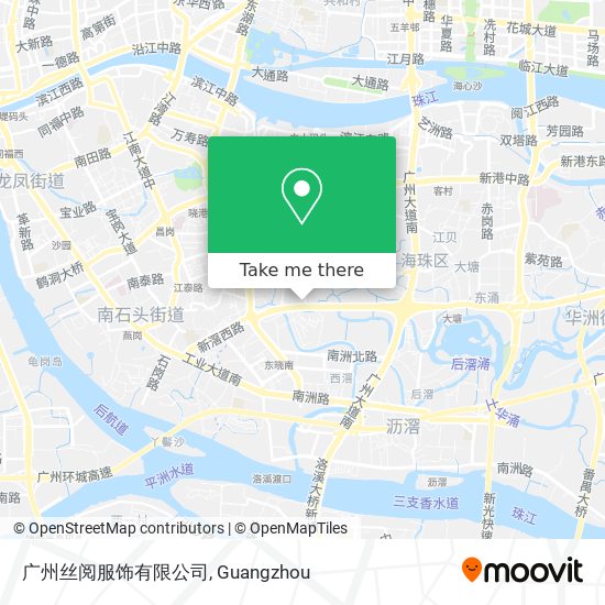 广州丝阅服饰有限公司 map