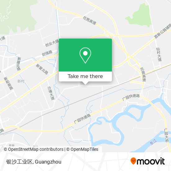 银沙工业区 map