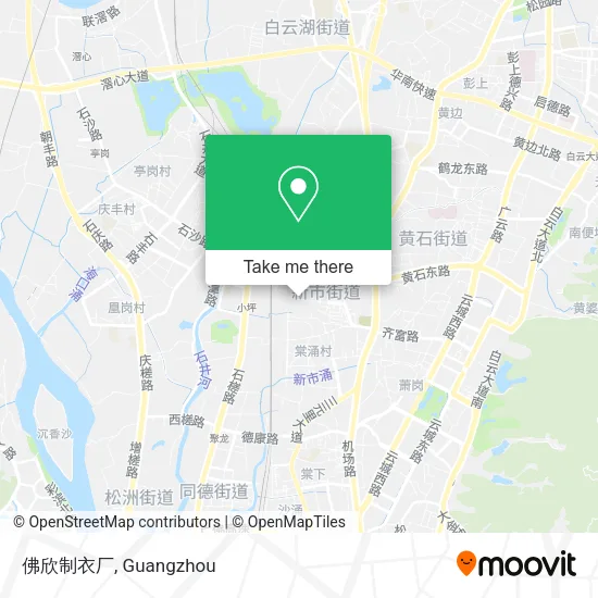 佛欣制衣厂 map