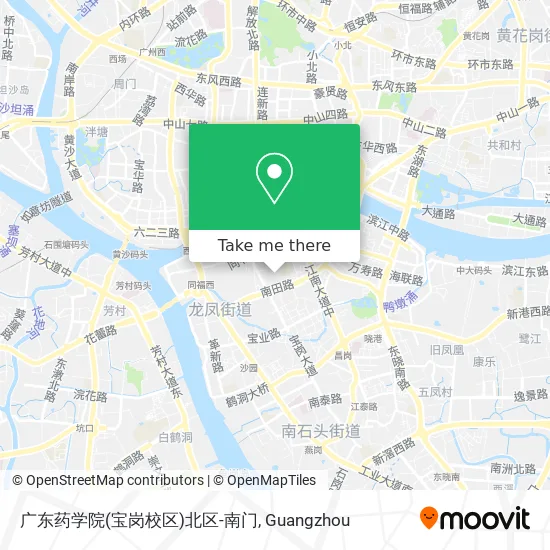 广东药学院(宝岗校区)北区-南门 map