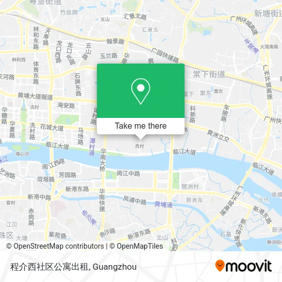 程介西社区公寓出租 map