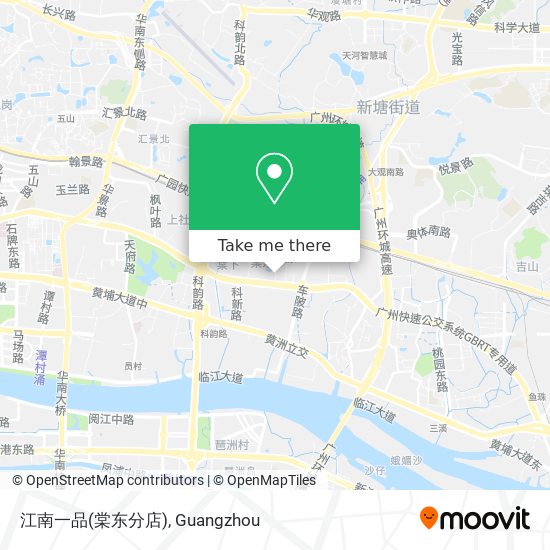 江南一品(棠东分店) map