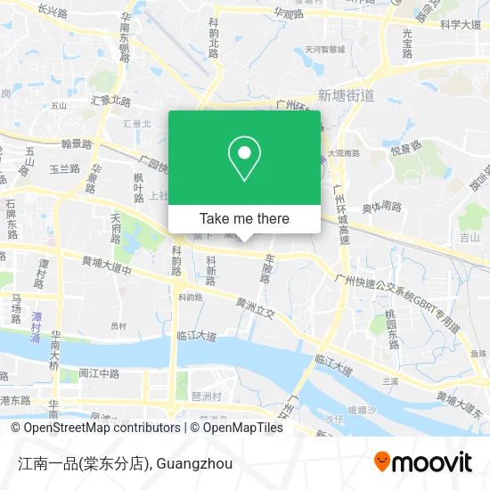 江南一品(棠东分店) map