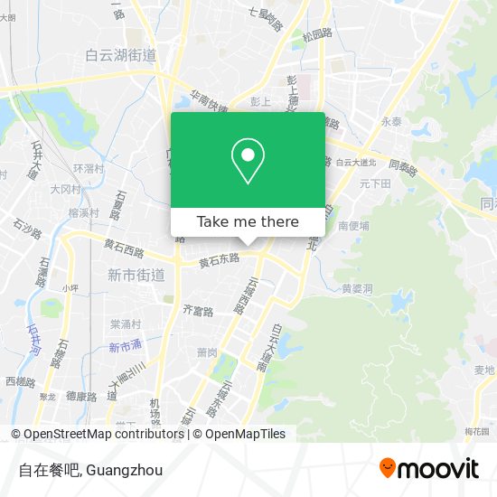 自在餐吧 map