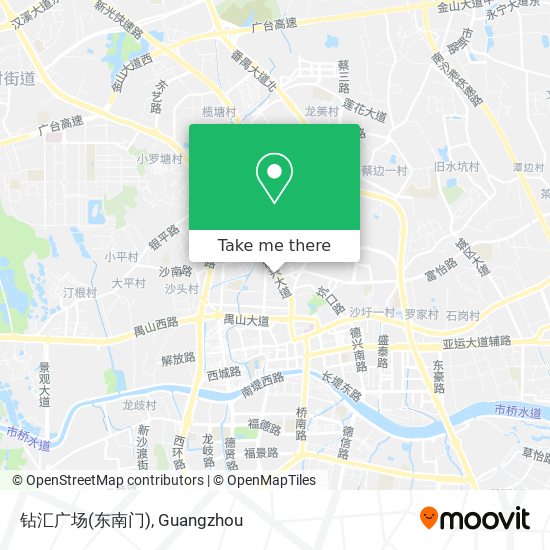 钻汇广场(东南门) map