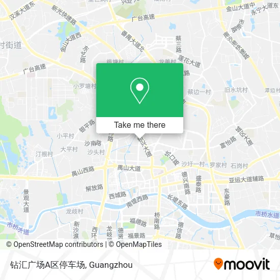 钻汇广场A区停车场 map
