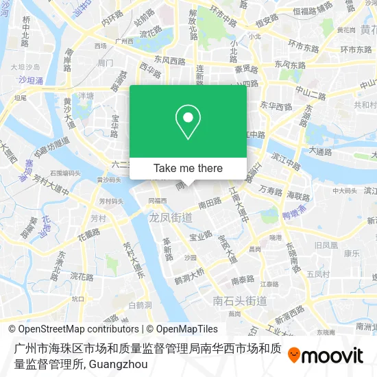 广州市海珠区市场和质量监督管理局南华西市场和质量监督管理所 map