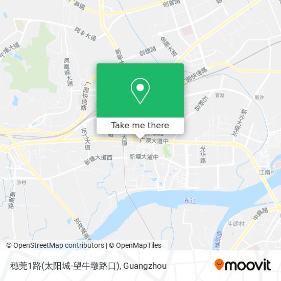 穗莞1路(太阳城-望牛墩路口) map