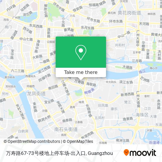 万寿路67-73号楼地上停车场-出入口 map