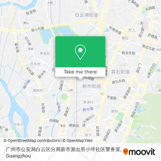 广州市公安局白云区分局新市派出所小坪社区警务室 map