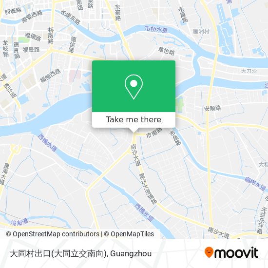 大同村出口(大同立交南向) map
