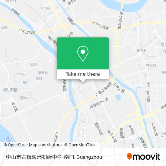 中山市古镇海洲初级中学-南门 map