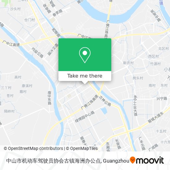 中山市机动车驾驶员协会古镇海洲办公点 map