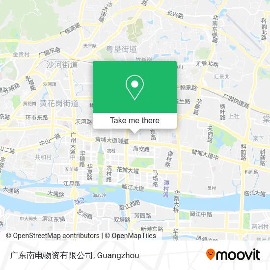 广东南电物资有限公司 map