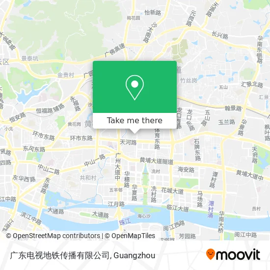 广东电视地铁传播有限公司 map