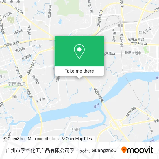 广州市季华化工产品有限公司季丰染料 map