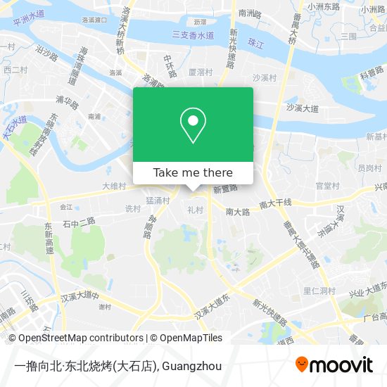 一撸向北·东北烧烤(大石店) map