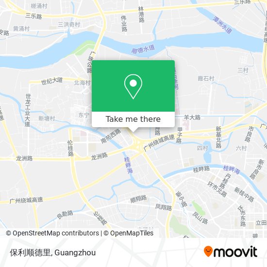保利顺德里 map