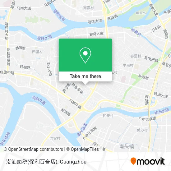 潮汕卤鹅(保利百合店) map