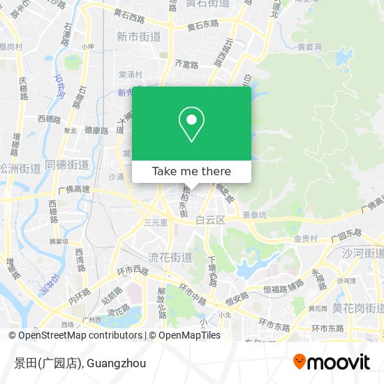 景田(广园店) map