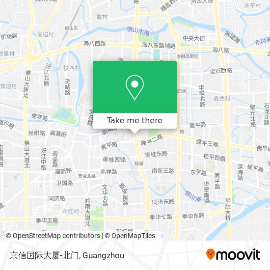 京信国际大厦-北门 map